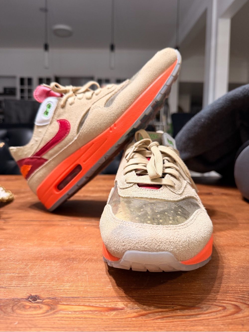 Nike Air Max 1 x Clot Net Orange Blaze DS